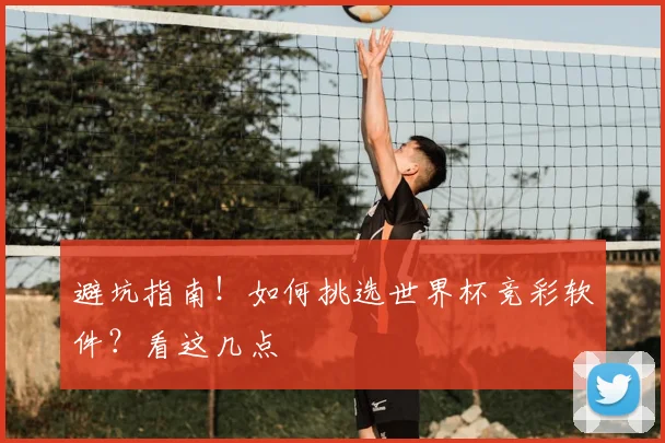 避坑指南！如何挑选世界杯竞彩软件？看这几点