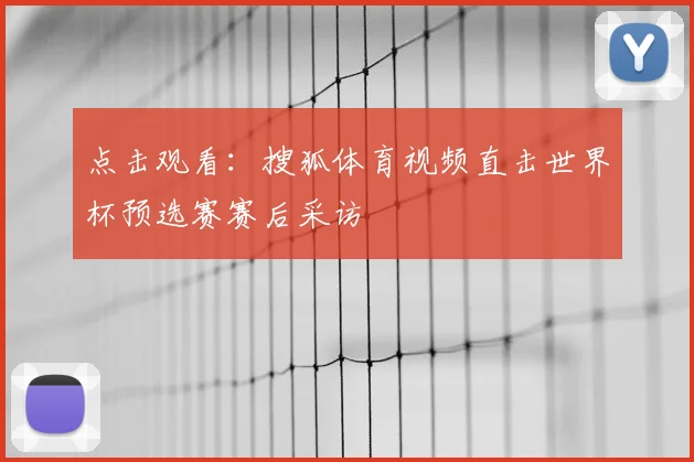 点击观看：搜狐体育视频直击世界杯预选赛赛后采访